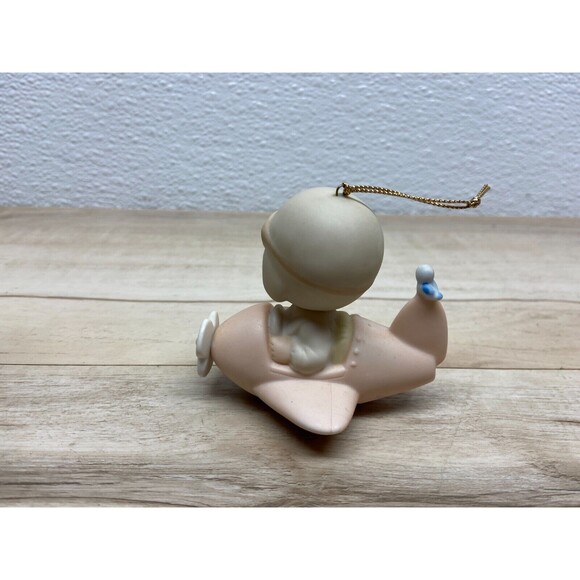 Vtg 1984 Enesco Precious Moments Have A Heavenly Christmas Ornament Figurine - Picture 3 of 10